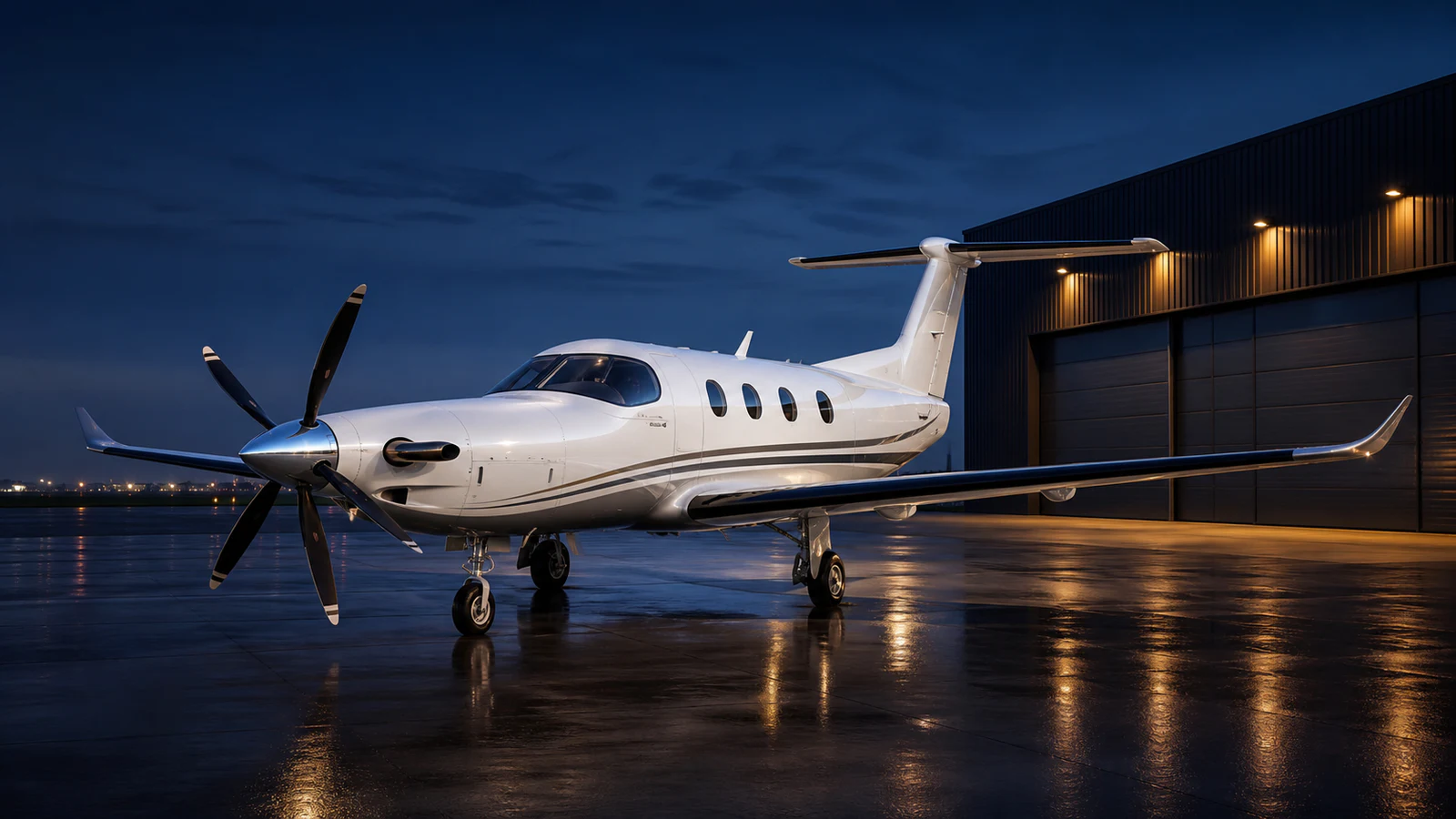 Representative turboprop charter aircraft